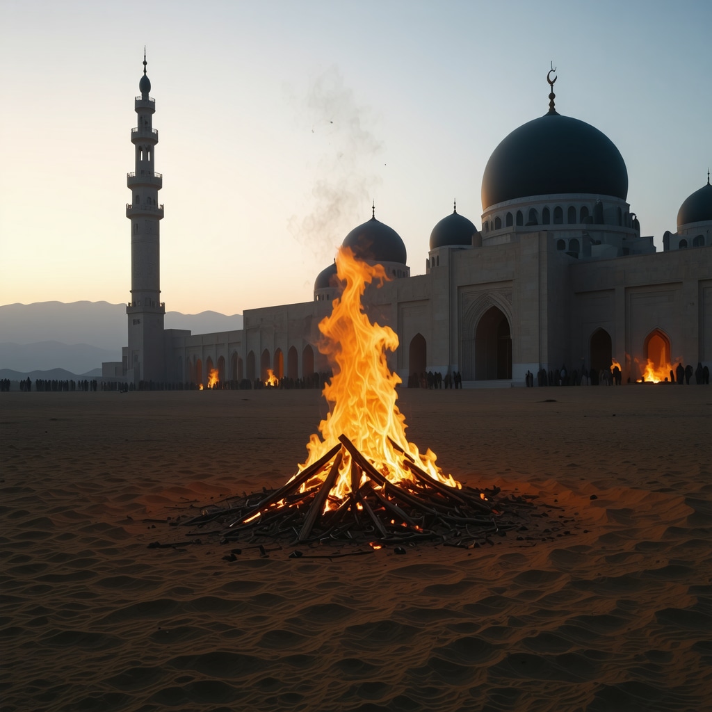 Śnić o płonącym pożarze w islamie: duchowa symbolika i znaczenie snu