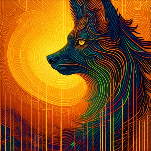Artistic representation of animals symbolizing spiritual messages in Islamic dreams